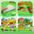 thumbnail image 3 of Set de guion gráfico de fieltro Dr. Rapeti Farm Animals, 41 piezas, para niños, 3 of 6