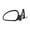 Paint to match, variant on For Ford Escort 1998 99 00 01 02 2003 Door Mirror Driver Side | Power | Non-Towing | Textured Black | Replacement For FO1320176 | F8CZ17682DA, FD0909410-3L00