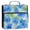 Watercolor Blue Cornflowers, variant on Water-Resistant 3-Ring Binder Organizer with Multiple Pockets Zipper Binder Bag for Office Red Maple Leaves