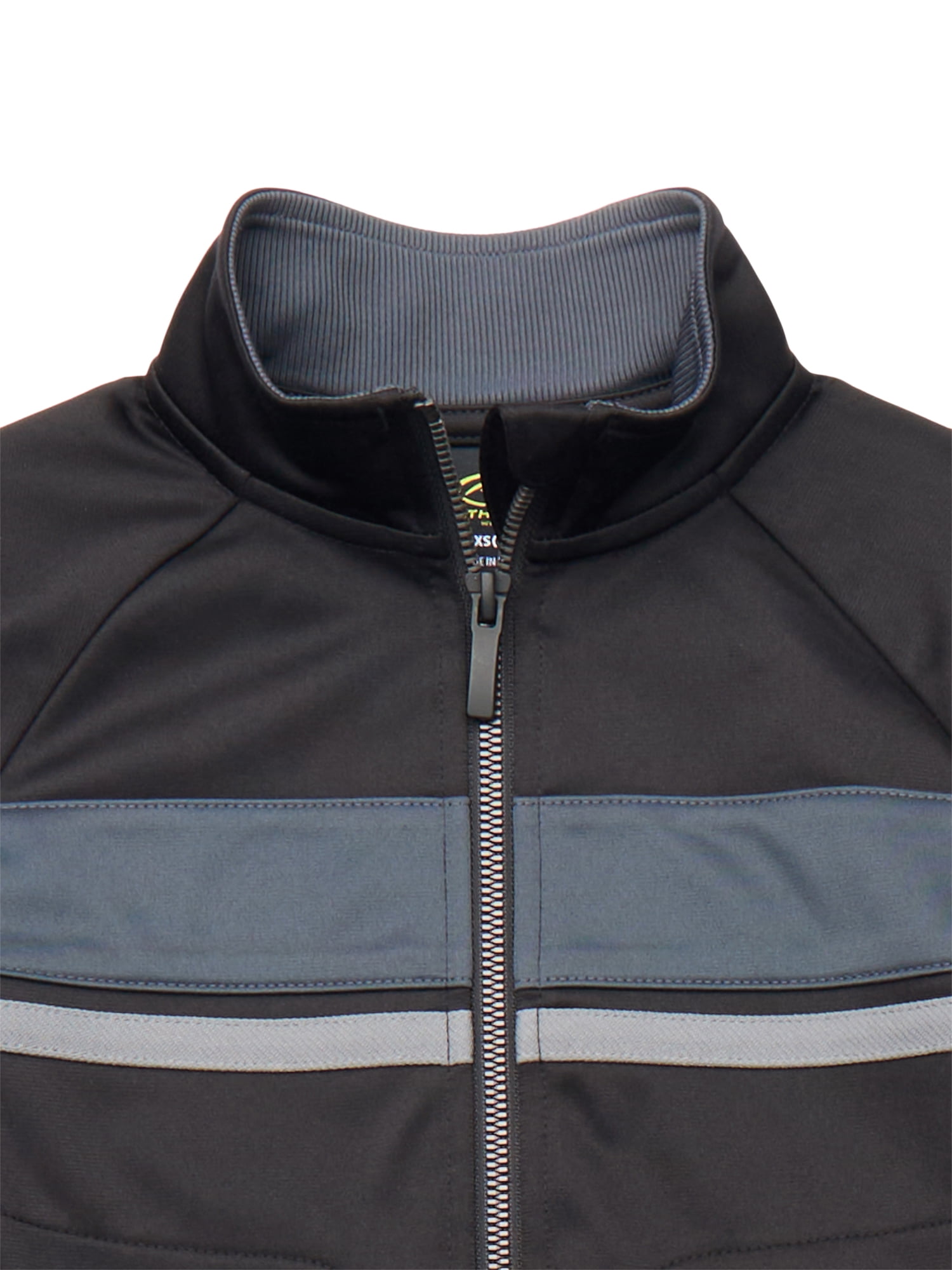 Athletic Works Boys Track Jacket and Pants Set, 2-Piece, Sizes 4-18 & Husky