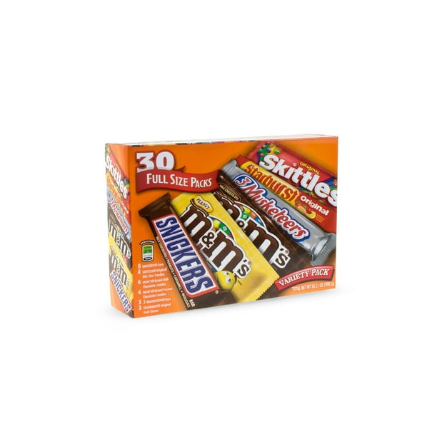 Branded M&M Mars One Stop Variety Pack (30 ct.) Pack of 1