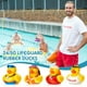 thumbnail image 5 of Juego de 50 juguetes de baño Deekin Lifeguard con forma de patos de goma, 5 cm, 5 of 6