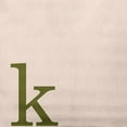 thumbnail image 2 of Simply Daisy 26" x 26" Modern Monogram Decorative Throw Pillow, Olive, 2 of 3