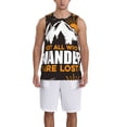 thumbnail image 6 of Rocae Not All Who Wander Are Lost4 for Men's Basketball Jersey Lightweight and Breathable Athletic Tank Top,Quick-Drying Sports Jersey Small, 6 of 9