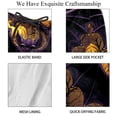 thumbnail image 4 of luoweisi Men's Beach Shorts Quick Dry Swim Trunks with Mesh Lining Halloween Bat L, 4 of 5