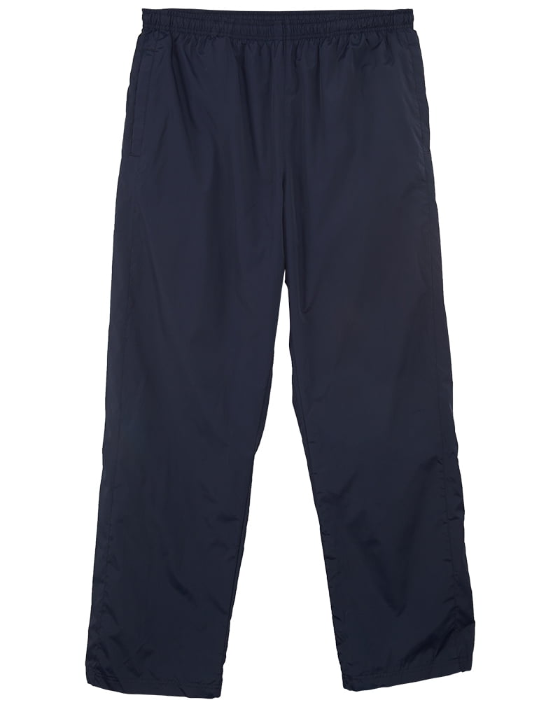 Men's wind pants with zippers on the legs Clearance
