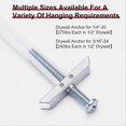 thumbnail image 5 of Drywall Anchor with Bolt, Heavy Duty Hollow Drywall Anchor Kit,42PCS, 5 of 5