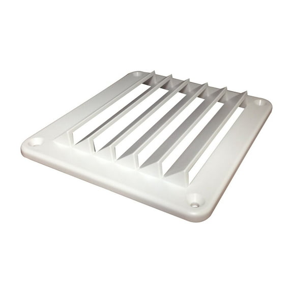Pactrade Marine Boat ABS White Ventilator Cover Plate 5.5" X 4 7/8"