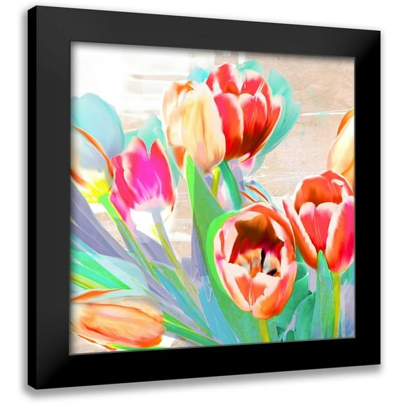 Kelly, Parr 12x12 Black Modern Framed Museum Art Print Titled - I dreamt of Tulips (detail)