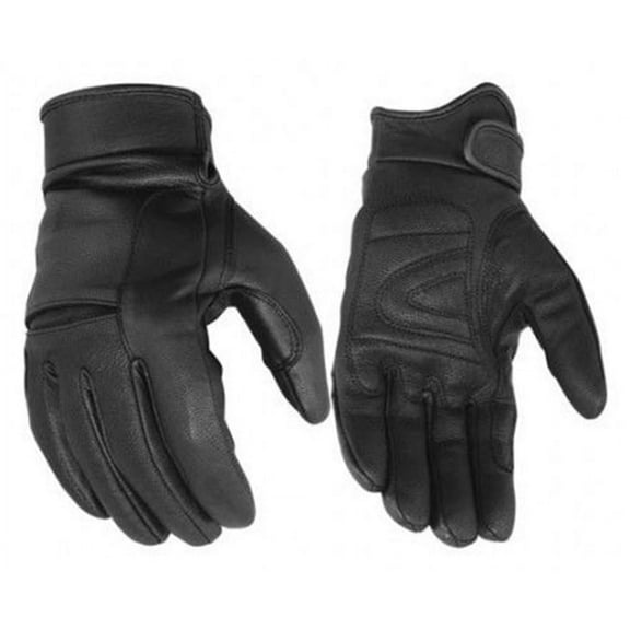 Daniel Smart Motorcycle Leather Gloves – Aniline Goat Leather Motorcycle Gloves with Knuckle Protection and Gel Palm
