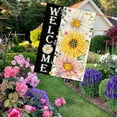 thumbnail image 4 of Memorial Day 4th of July House Flag 28 x 40 Inch Double Sided Burlap USA Patriotic Stars Independence Day Large Yard Flag Summer Holiday Farmhouse Seasonal Outdoor Outside Decoration, 4 of 4
