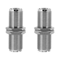 thumbnail image 1 of 2pcs Coax Connector Female To Female Coaxial Adapter UHF Extension Connector, 1 of 8