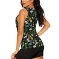 thumbnail image 4 of Picia Chamomile Pattern Women's Workout Tank Top,Breathable Activewear,Slim Fit Athletic Top,Versatile Workout Moisture-wicking top-XX-Large, 4 of 9