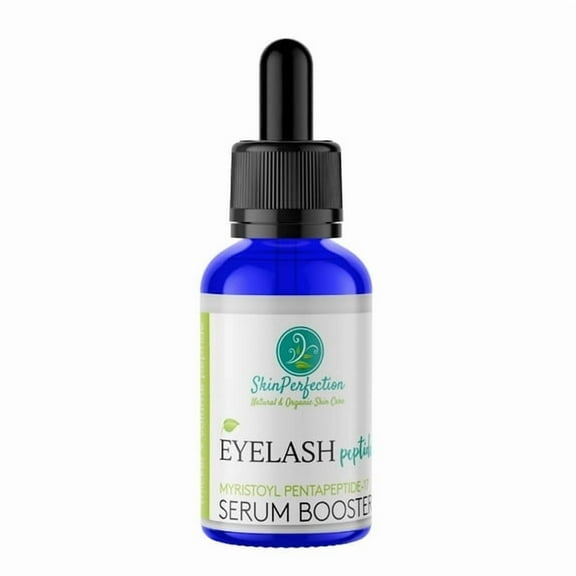 Skin Perfection Eyelash Peptide Serum Booster Visibly Thicker Fuller Lashes .5 oz for All Skin Types
