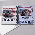 thumbnail image 4 of My Favorite Manx Calls Me Dad. Happy Father's Day Spiral Bound Journal Cat Lover Kitten Owner Gifts 5x7in Spiral Notebook - 00005, 4 of 5