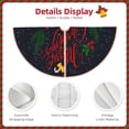 thumbnail image 3 of Sikiie Merry Christmas Elk Nativity Christmas Tree Skirt, Jesus Christian Winter Holiday Tree Mat Decoration(30-48IN)30", 3 of 6
