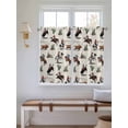 thumbnail image 2 of Western Cowboys Living Room Curtains 2 Panel, Beige Vintage Country Cactus Cafe Window Treatment, Farmhouse Bedroom Bathroom Kitchen Curtains Drapes 104"x54", 2 of 6