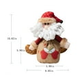 thumbnail image 2 of hirigin Christmas Candy Bag, Drawstring Santa Claus/Snowman/Elk/Elf Doll Children Festival Gift Bag, 2 of 8