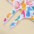 thumbnail image 3 of ASFGIMUJ Toddler Swimsuit Girl Summer Bowknot Cartoon Dinosaur Prints Swimwear Bikini Set Baby Girl Bathing Suit,2 Piece,Size 110, 3 of 7