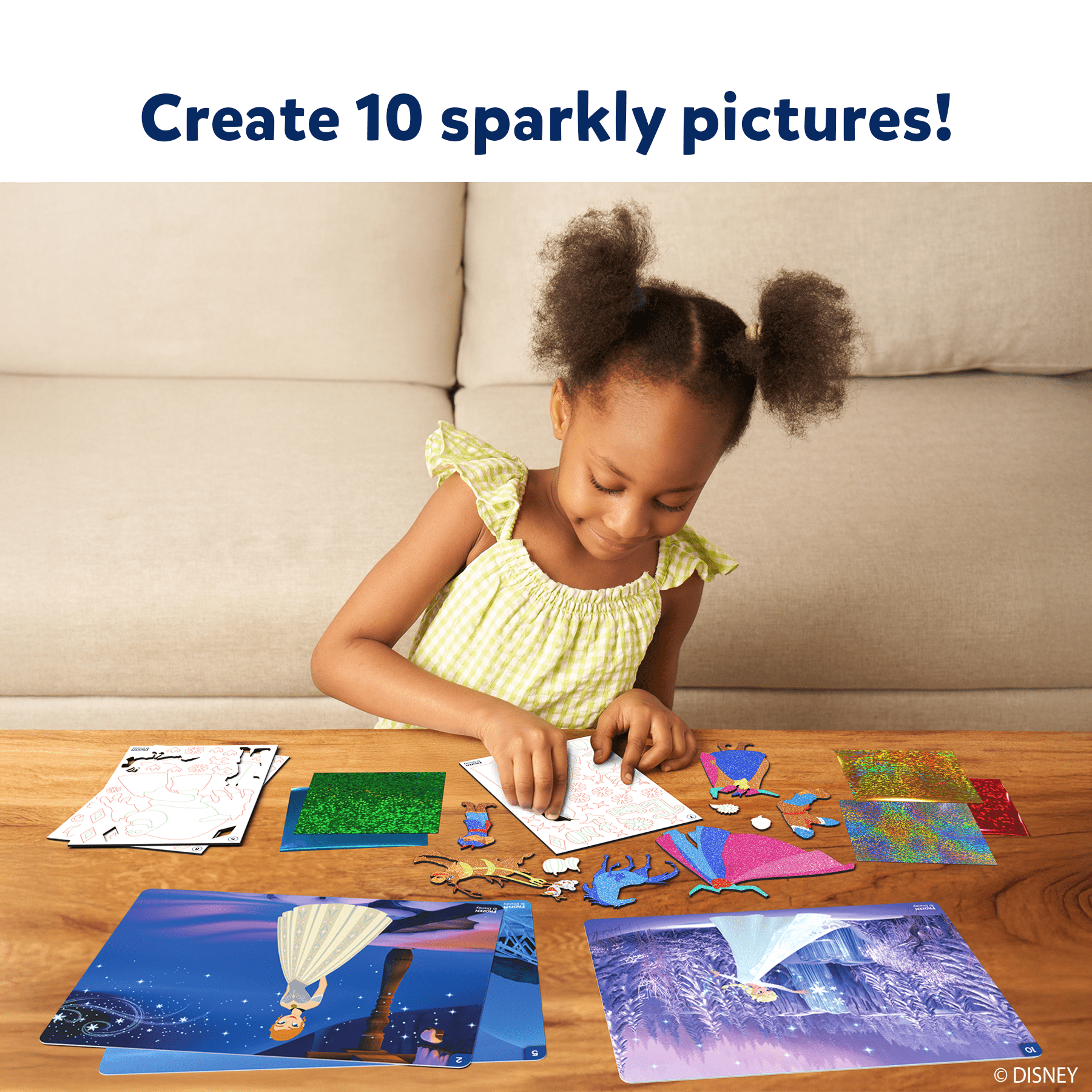 Skillmatics Foil Fun Art Kit for Kids, Disney Frozen, No Mess DIY Creative Activity Set