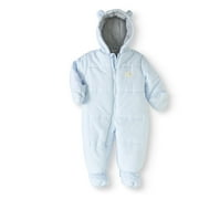 child of mine carters baby prams, puffers and car bag snowsuits for baby girl and boy (blue, 0-3 months)