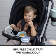 Evenflo Omni Ultra Travel System with Revolve180 LiteMax NXT Rotating Infant Car Seat, Caviar Black