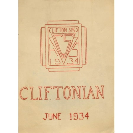 (Custom Reprint) Yearbook: 1934 Clifton Springs High School - Cliftonian Yearbook (Clifton Springs, NY)