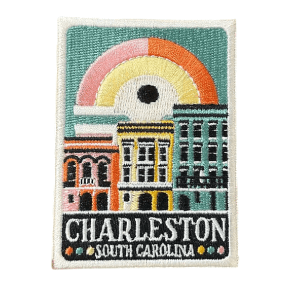 Charleston South Carolina Hook Patch (Not an Iron-on Patch)