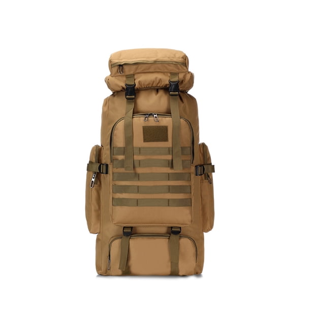 Mochilas al aire libre Mochilas de gran capacidad Senderismo impermeable Camping Mochilas Pesca Caza Escalada Botella de agua para adultos amarillo oscuro tholdsy OD003511-02