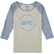UFC Womens Octagon Logo Graphic T-Shirt, Blue, XX-Large