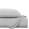 thumbnail image 5 of Southshore Fine Linens Oversized Quilt Bedding Set lightweight, bedspread 3-Piece, two matching shams, Light Grey, King / California King, 5 of 6