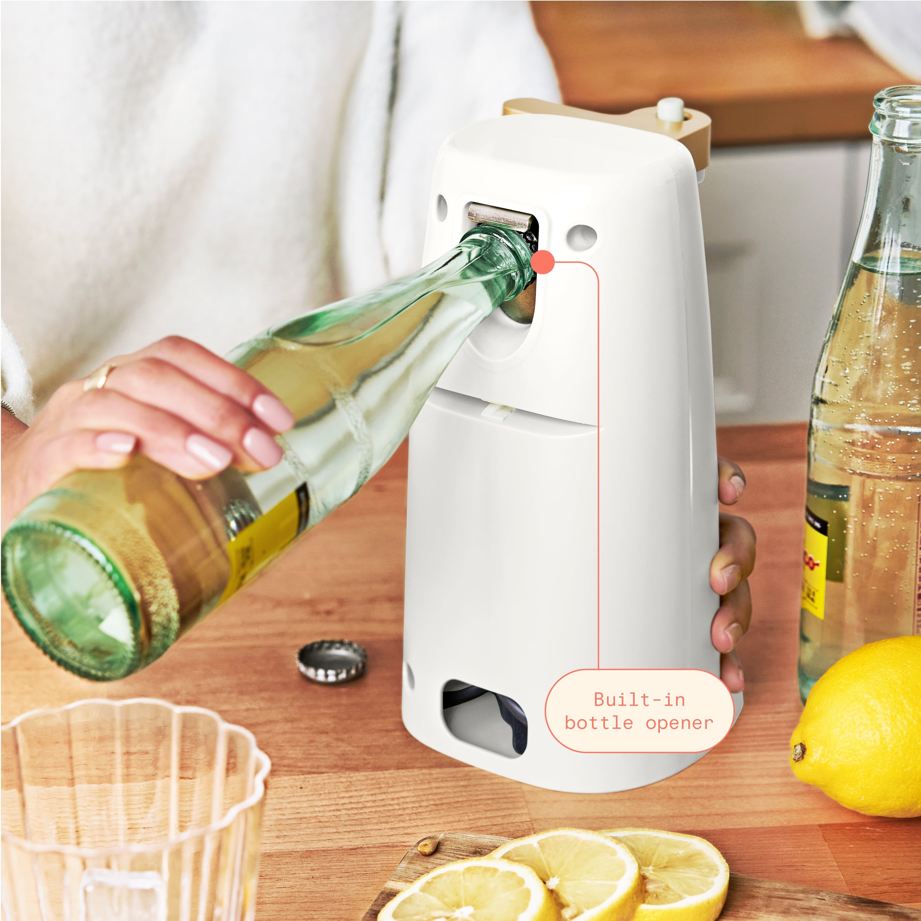 Beautiful Easy-Prep Electric Can Opener, White Icing photo 4