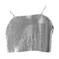 thumbnail image 4 of QHFBli Sparkling Alloy Short Skirt for Women Fashionable Short Dress Party Wear Comfortable Club Dresses, 4 of 6