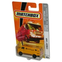 Matchbox City Action 9/13 (2008) Yellow Chevy Van Toy #49