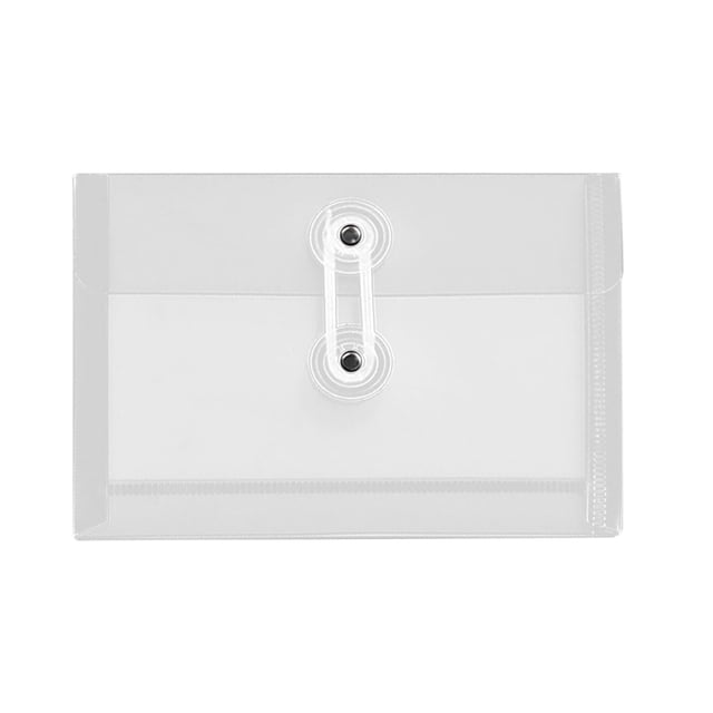 A6 Transparent File Bag With Wires Wound Three-dimensional Archive Bag