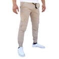 thumbnail image 4 of Jogger cargo de gabardina stretch John Silver Corte skinny color arena, 4 of 4