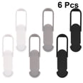 thumbnail image 2 of Shisuyan 6PCS Computer Camera Lid Compact Webcam Cover Privacy Protective Web Camera Cover Multi-purpose Camera Cover for Phone Computer (White+Black+Silver Gray), 2 of 9