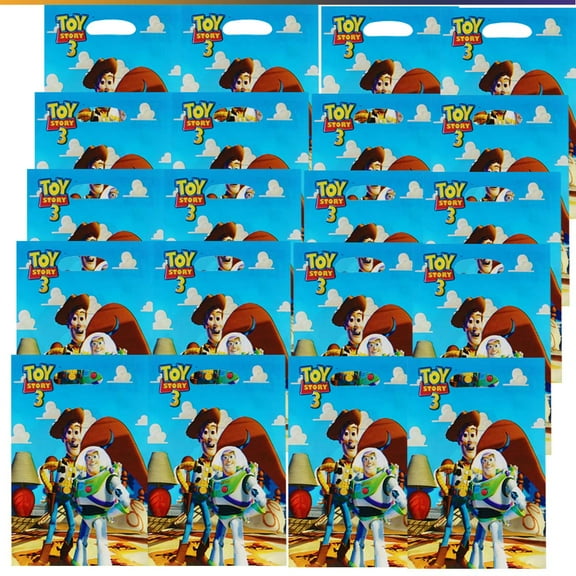 Toystory Goodie Bag Candy Treat Birthday Gift Bags Party Favors Handles Snack Supplies