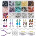 thumbnail image 1 of Kit de fabricación de joyas y abalorios de cristal para niñas - Fabricación de pulseras, anillos, pendientes y collares Zhivalor  LH-0764, 1 of 7