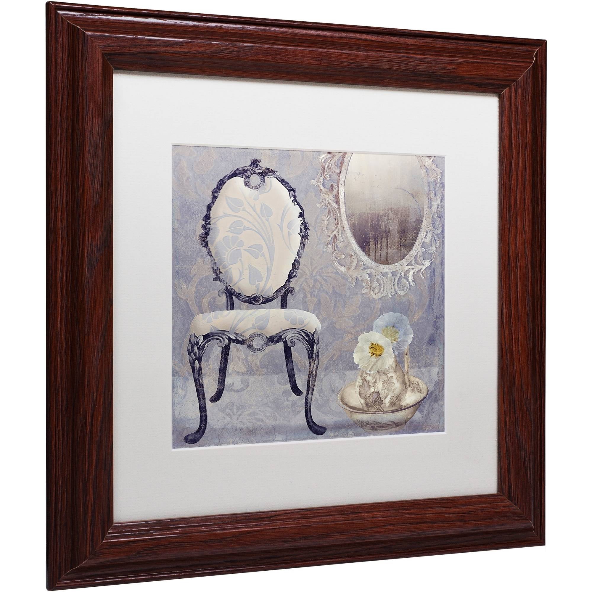 Trademark Fine Art "Salon II" Canvas Art by Color Bakery White Matte, Wood Frame