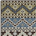thumbnail image 4 of SAFAVIEH Veranda Luwig Southwestern Indoor/Outdoor Area Rug, 2' x 3'7", Blue/Cream, 4 of 6