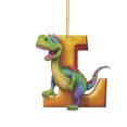 thumbnail image 3 of Christmas Dinosaur Acrylic Ornaments 26 Letters Decorative Hanging Alphabet Letters for Tree Craft, 3 of 6