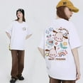 thumbnail image 4 of Camiseta Sanrio Yukui para perro, camiseta holgada de manga corta para mujer, Pacha Dog Kuromi Sisters, moda coreana Y2K, Tops para mujer, 4 of 5