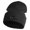 Black, variant on Judging Cat Logo Embroidered 12 Cuff Long Beanie - Carolina Blue OSFM