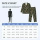 thumbnail image 4 of Fotbe Camouflage Skulls Pijama de Hombre con Estampado de Manga Larga, Conjunto de 2 Piezas, Ropa de Dormir Suave y Cómoda con Bolsillos-Large, 4 of 7