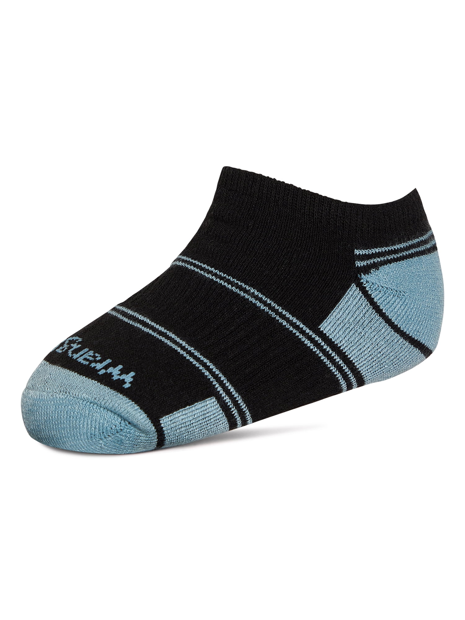 Wrangler Boys' Essentials Cool Comfort Low-Cut Boys Socks, Assorted Cushioned Kids Socks, Large, 6-Pack