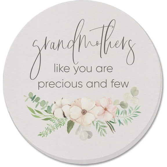Absorbent Stone Beverage Coasters - Set of 4 - Grandmothers Like You