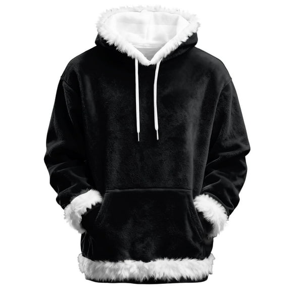 GJSYRH Womens Kangaroo Pocket Hoodie Soft Hooded Pullover Women's Casual Streetwear Top With Front Pocket Cozy Loungewear Warm Winter