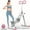 Pink+white+Adjustable Resistance, variant on Fahuac Stair Stepper for Home Gym Exercise, New Version Vertical Climber Machine for Full Body Workout, Compact Folding Cardio Exercise Climber with Extended Step Range, Adjustable Handlebar Pedals