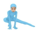 thumbnail image 3 of Otqutp Kids High Stretch Spandex Halloween Bodysuit Open Face Unitard Child Stage Performance Full Body Skin Suit Suit, 3 of 5